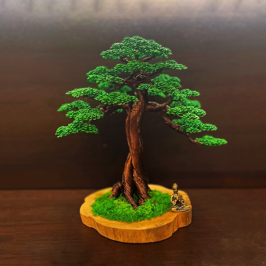 Scented Wood Tree - Cây Gỗ Thơm Dáng Trực Thân Nâu
