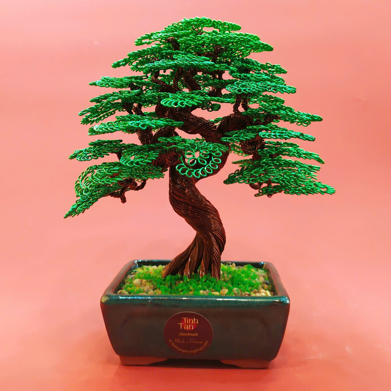 Lucky tree - bonsai xanh size 1