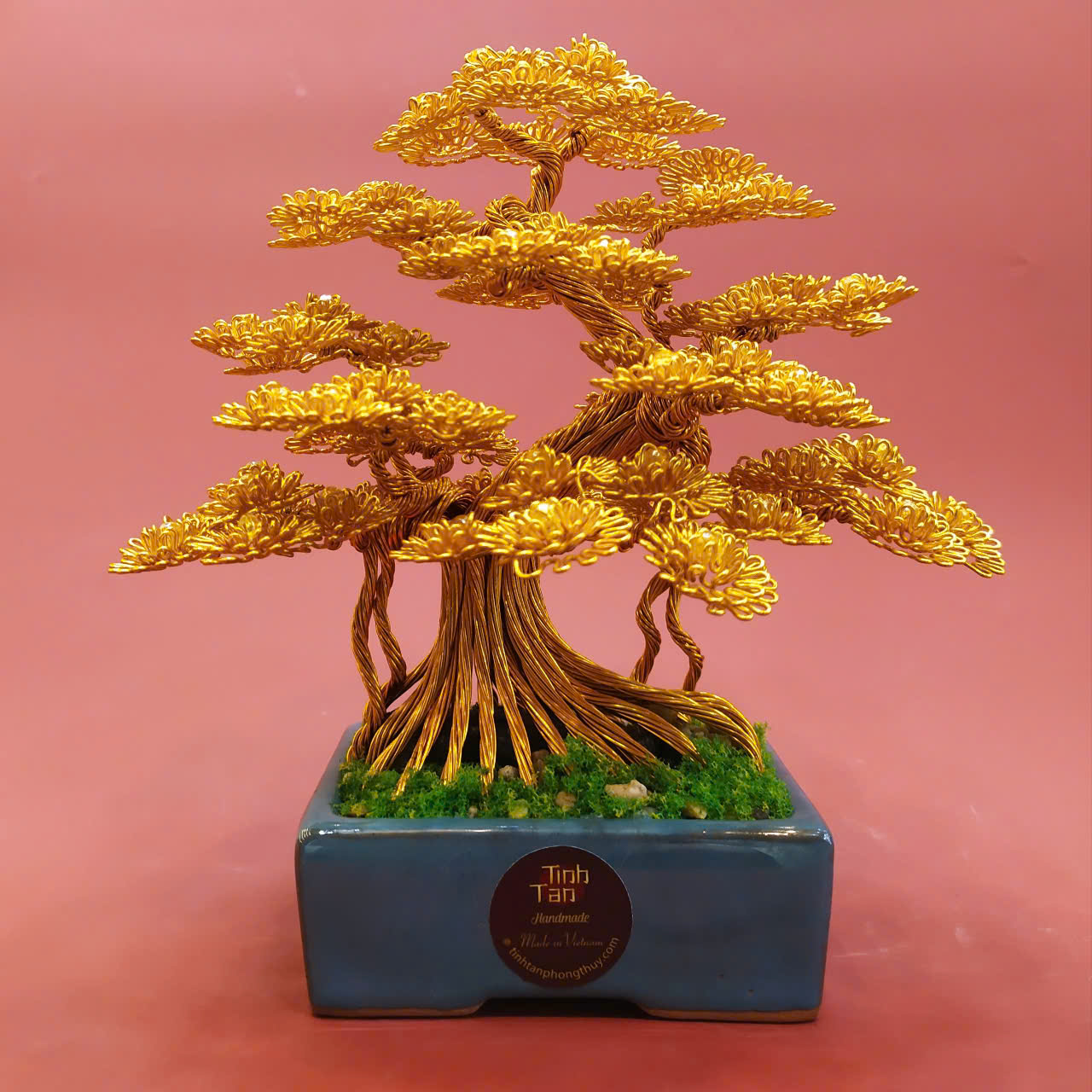 Lucky tree - bonsai vàng size 1
