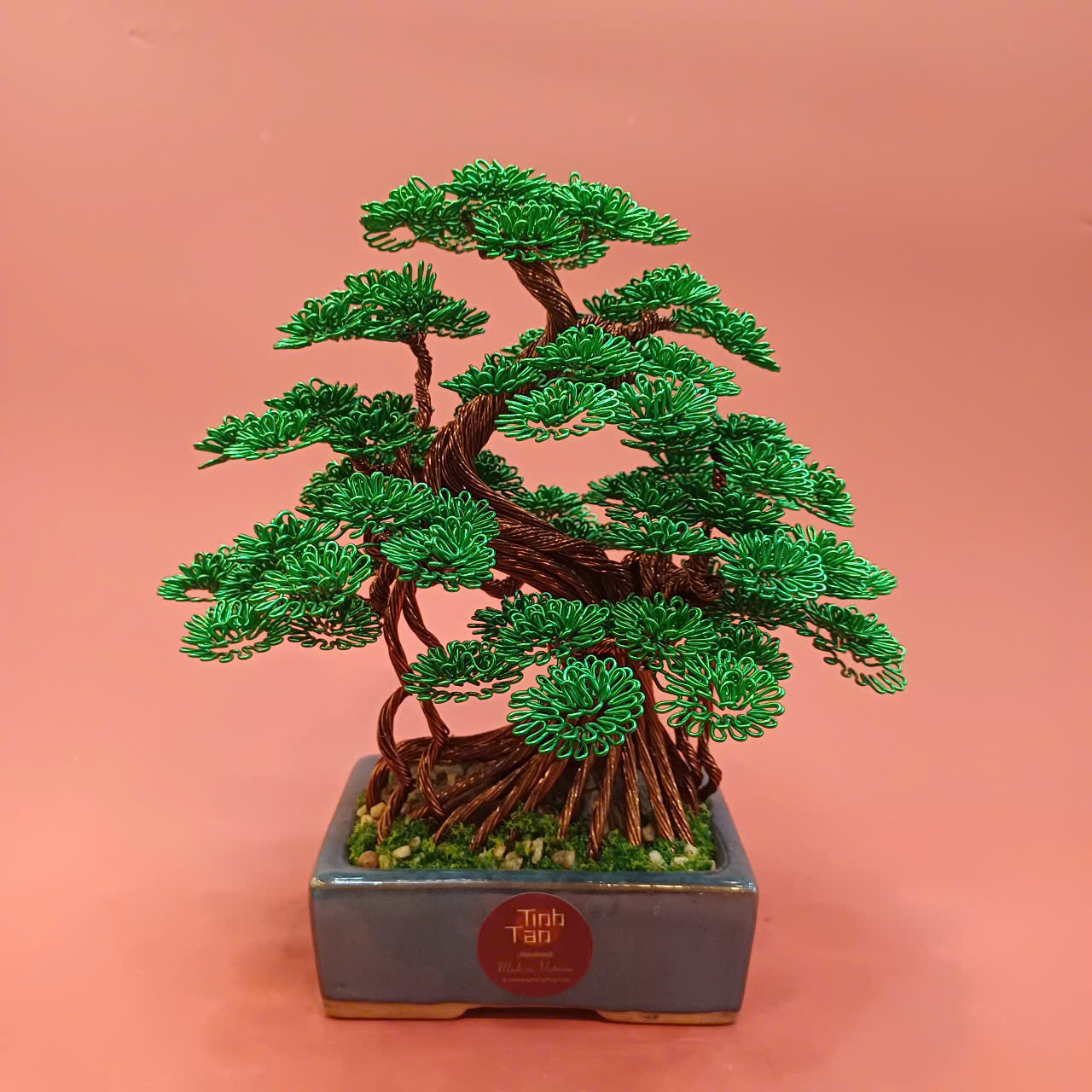 Lucky tree - bonsai xanh size 1