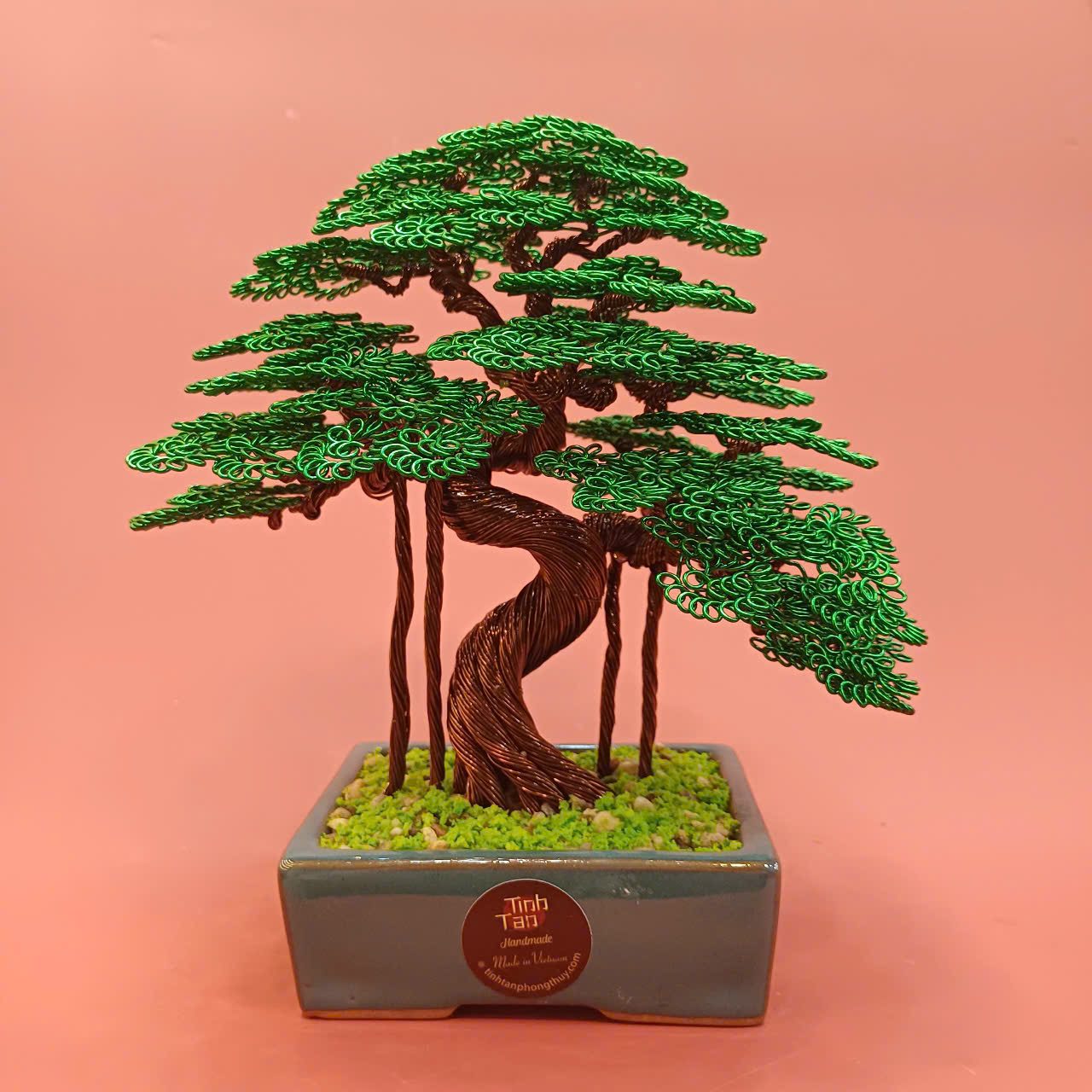 Lucky tree - bonsai xanh size 1