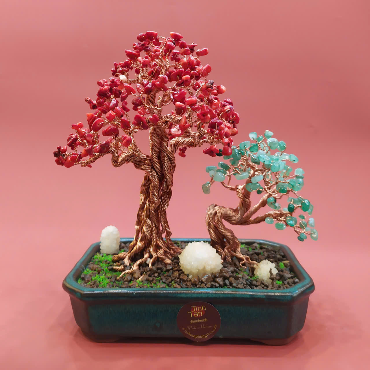 Cây bonsai đá quý cho người mệnh hỏa và thổ
