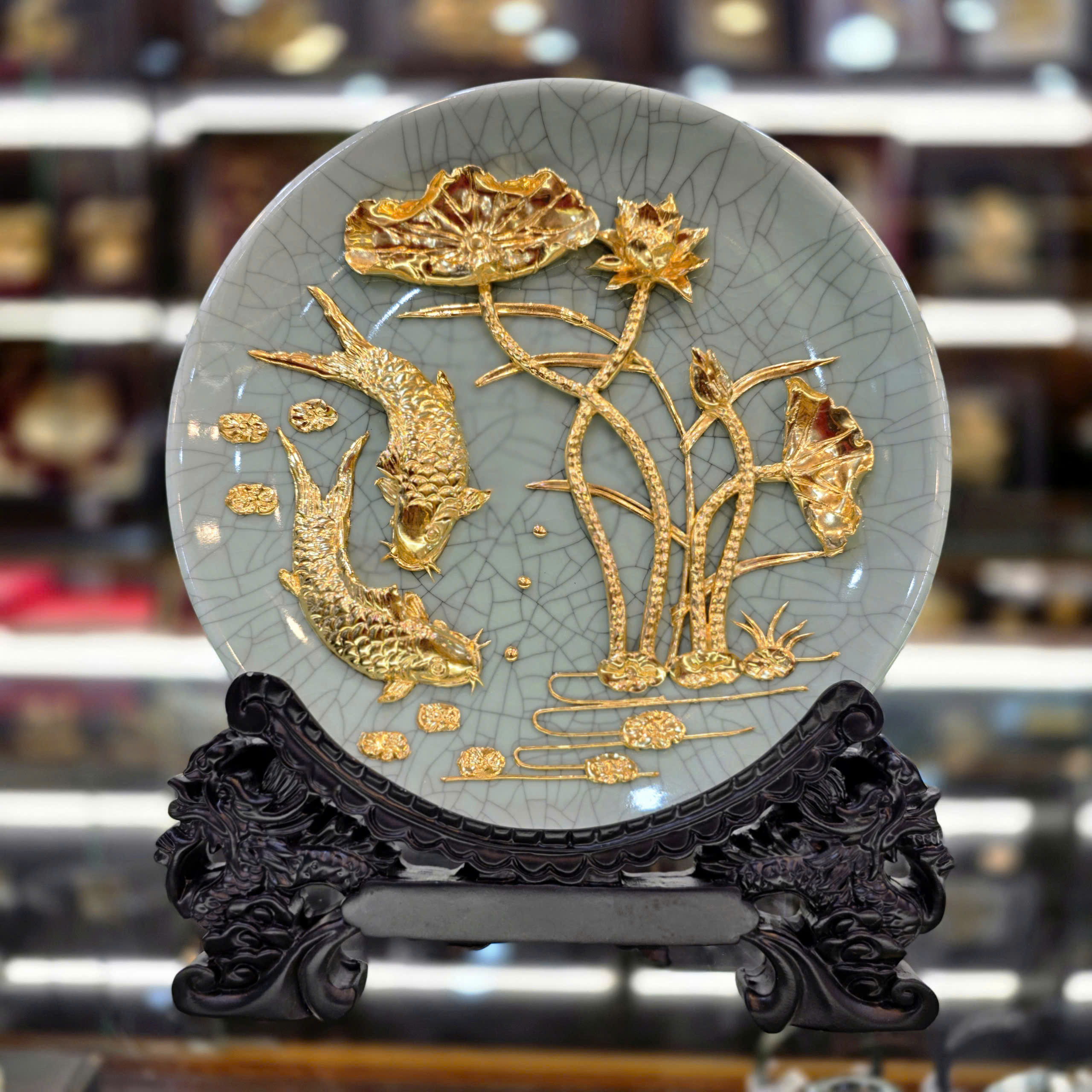 Phong thủy mạ vàng 24K