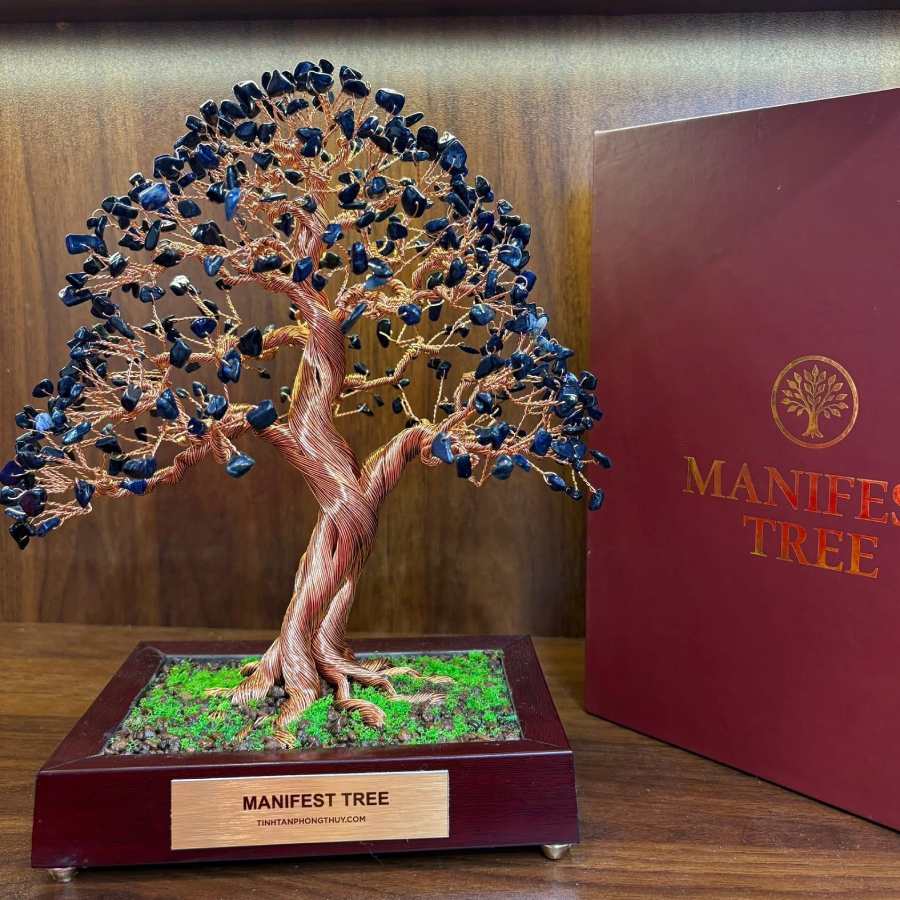 Lapis Lazuli Manifest Tree - The Stone of Wisdom & Protection