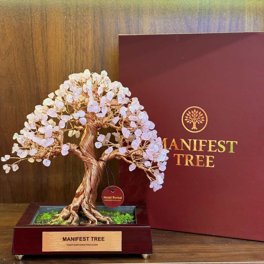 Rose Quartz Manifest Tree - The Stone of Love