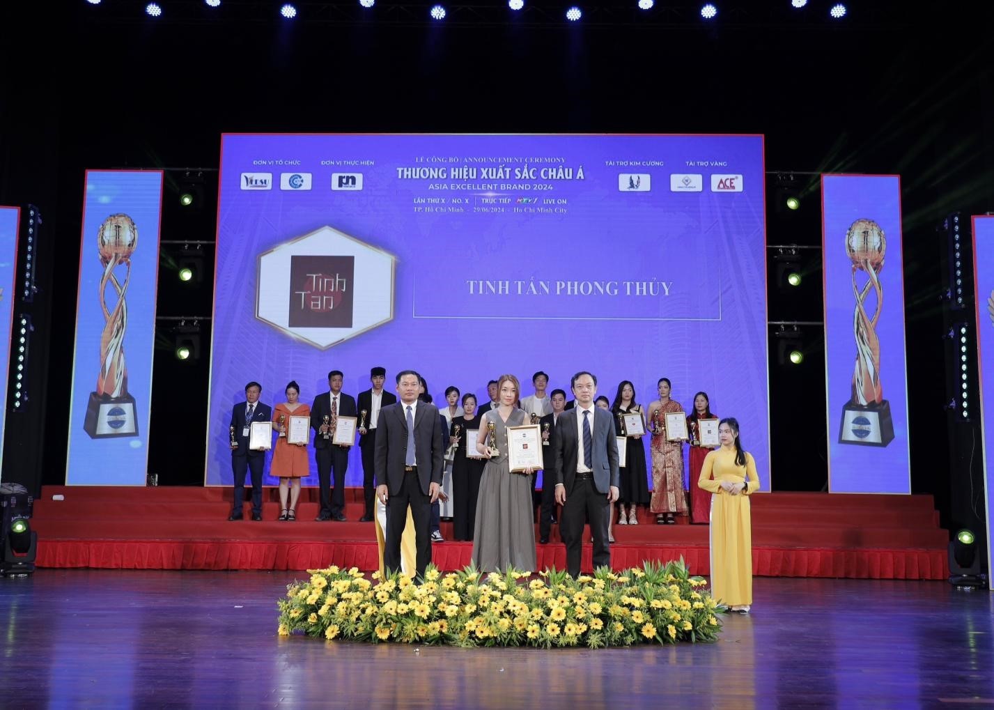 ​Thương hiệu Tinh Tấn Phong Thủy vươn cao với danh hiệu “Top 30 Thương Hiệu Xuất Sắc Châu Á 2024”
