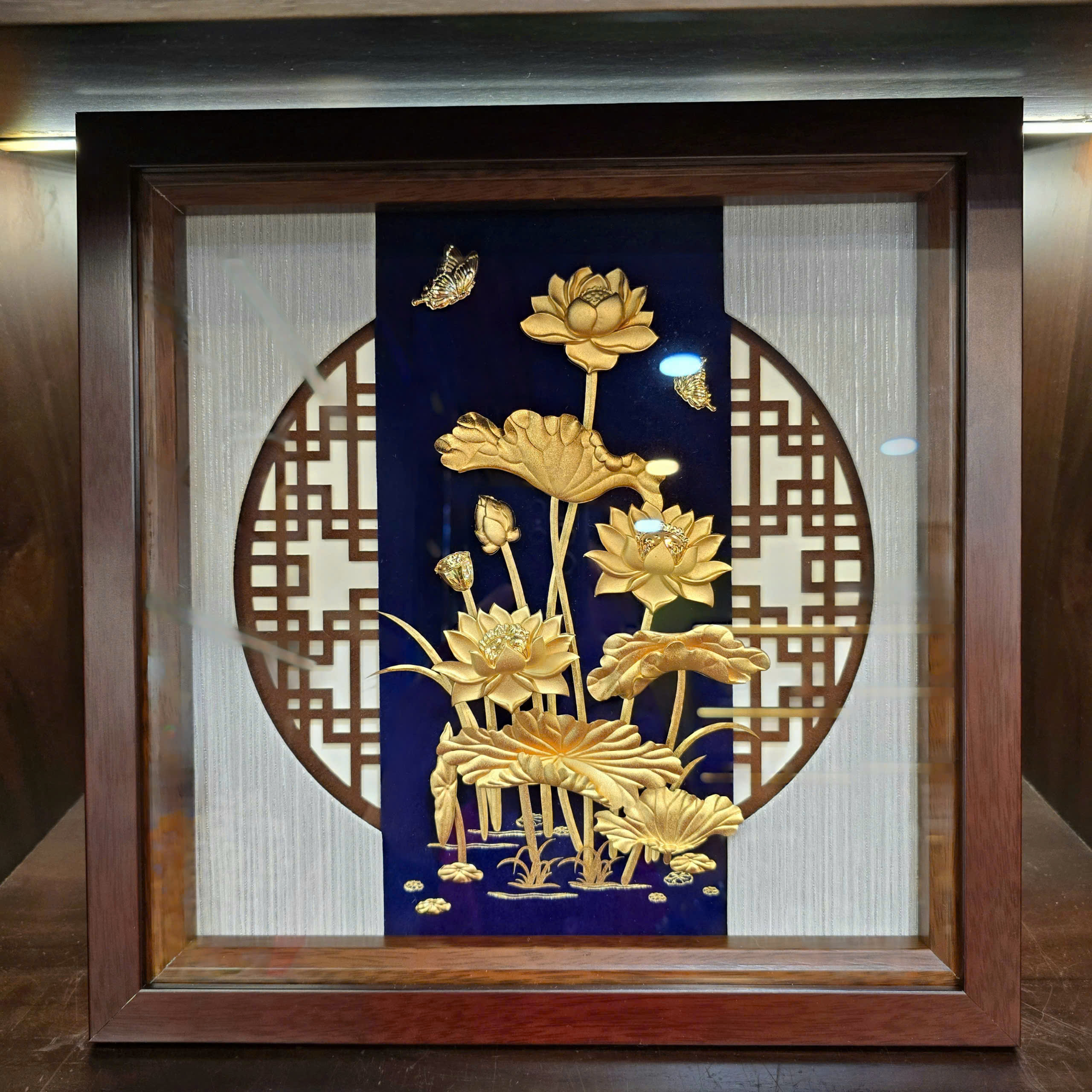Tranh mạ vàng 24K