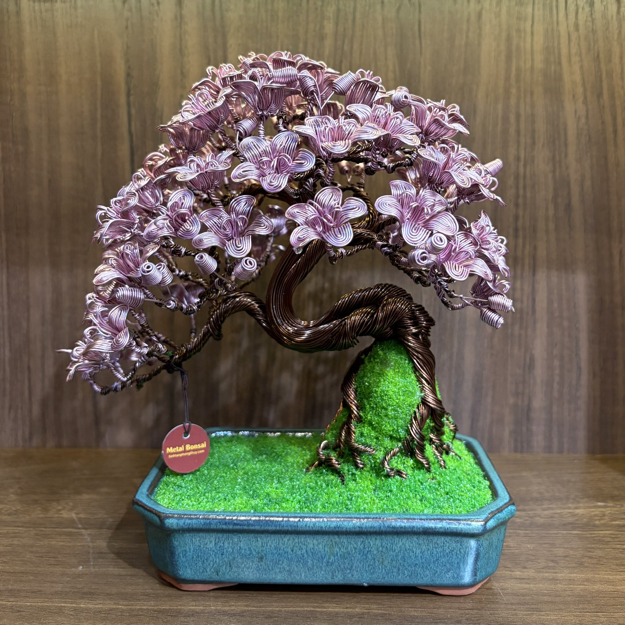 Bonsai hoa - Metal flower bonsai