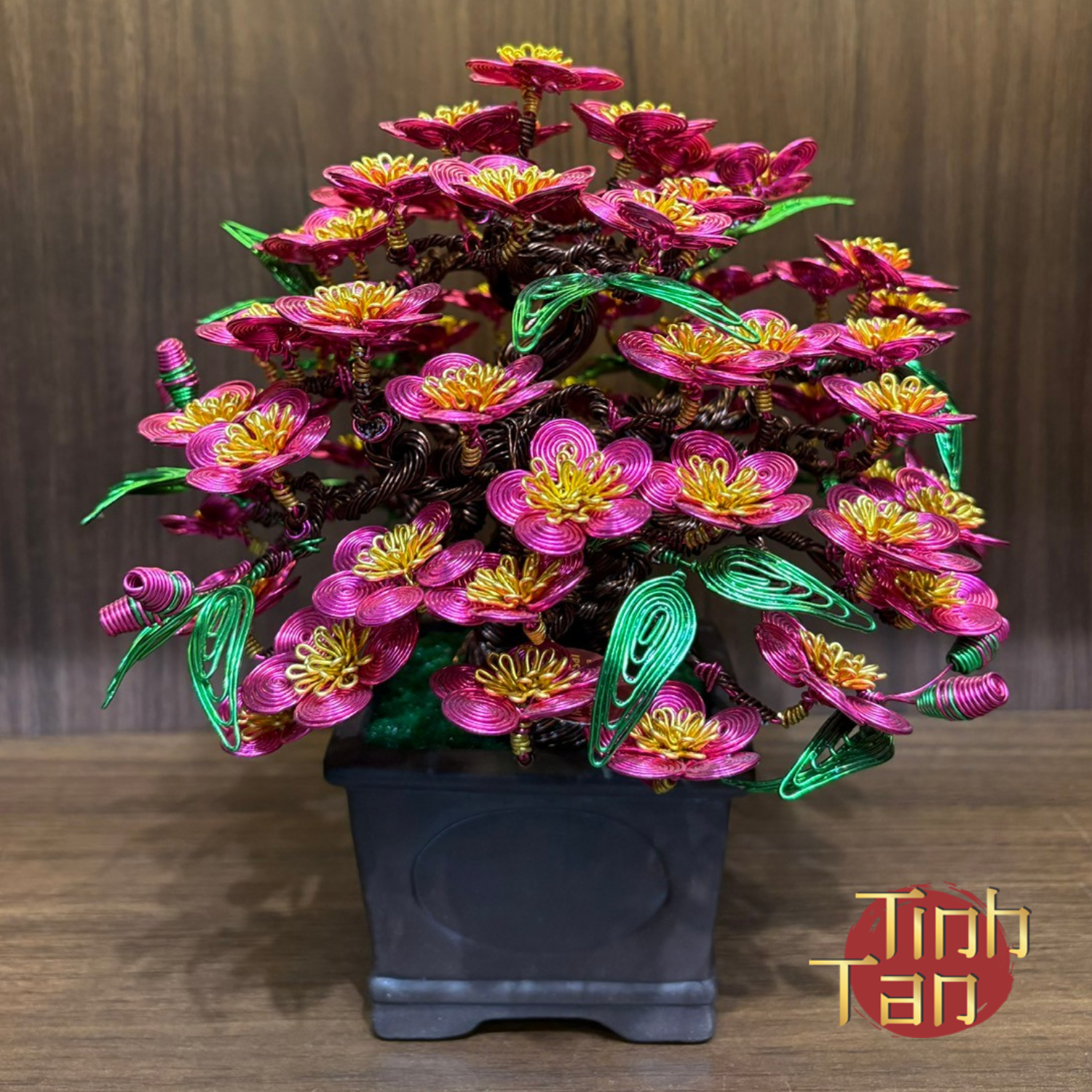 Bonsai hoa - Metal flower bonsai